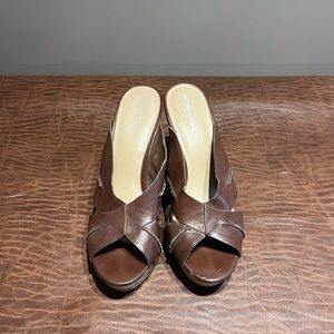 Mossimo Supply Co Brown Wedges